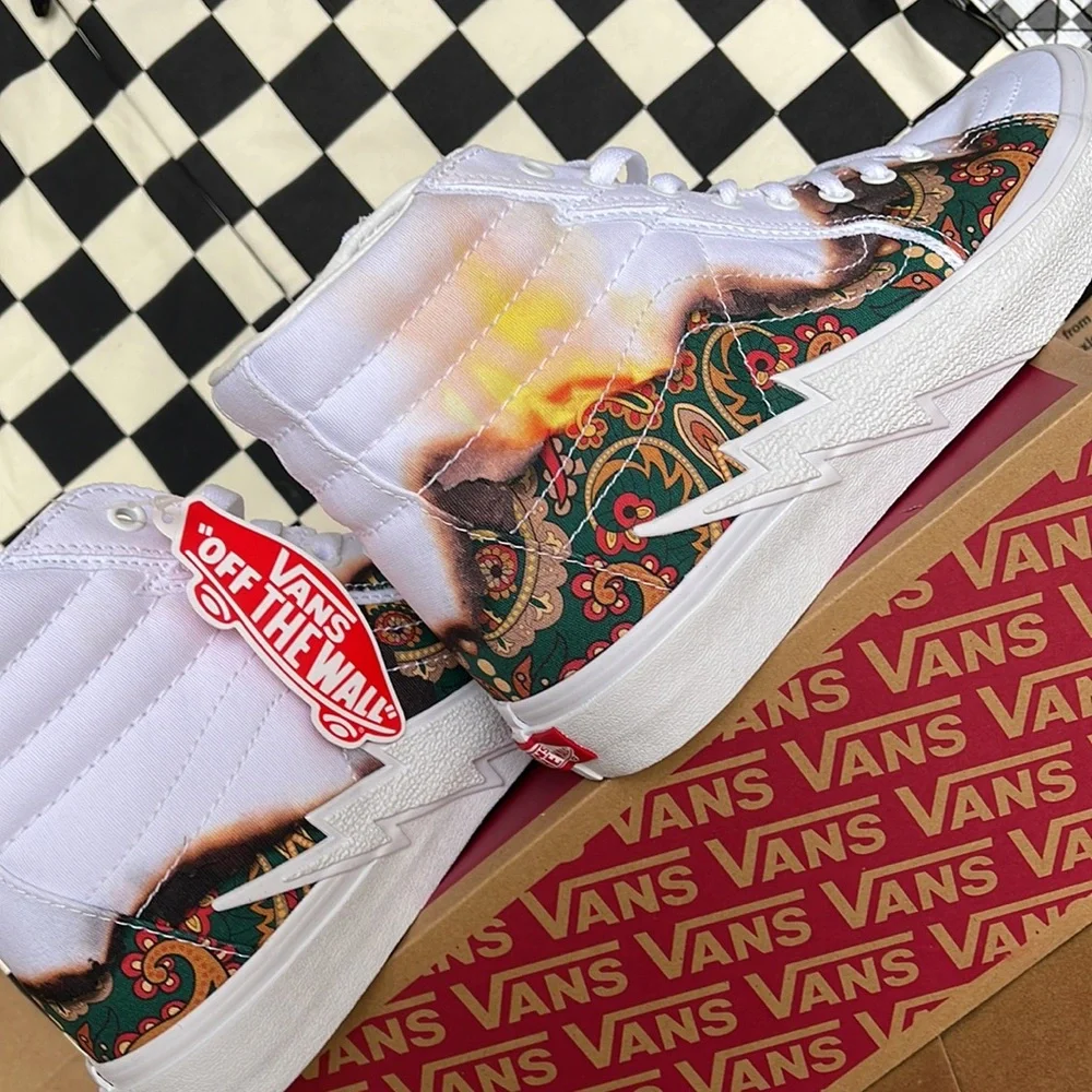 Vans Sk8-Hi Bolt Big Reveal True White/P WMNS sneakers - Picture 15 of 16